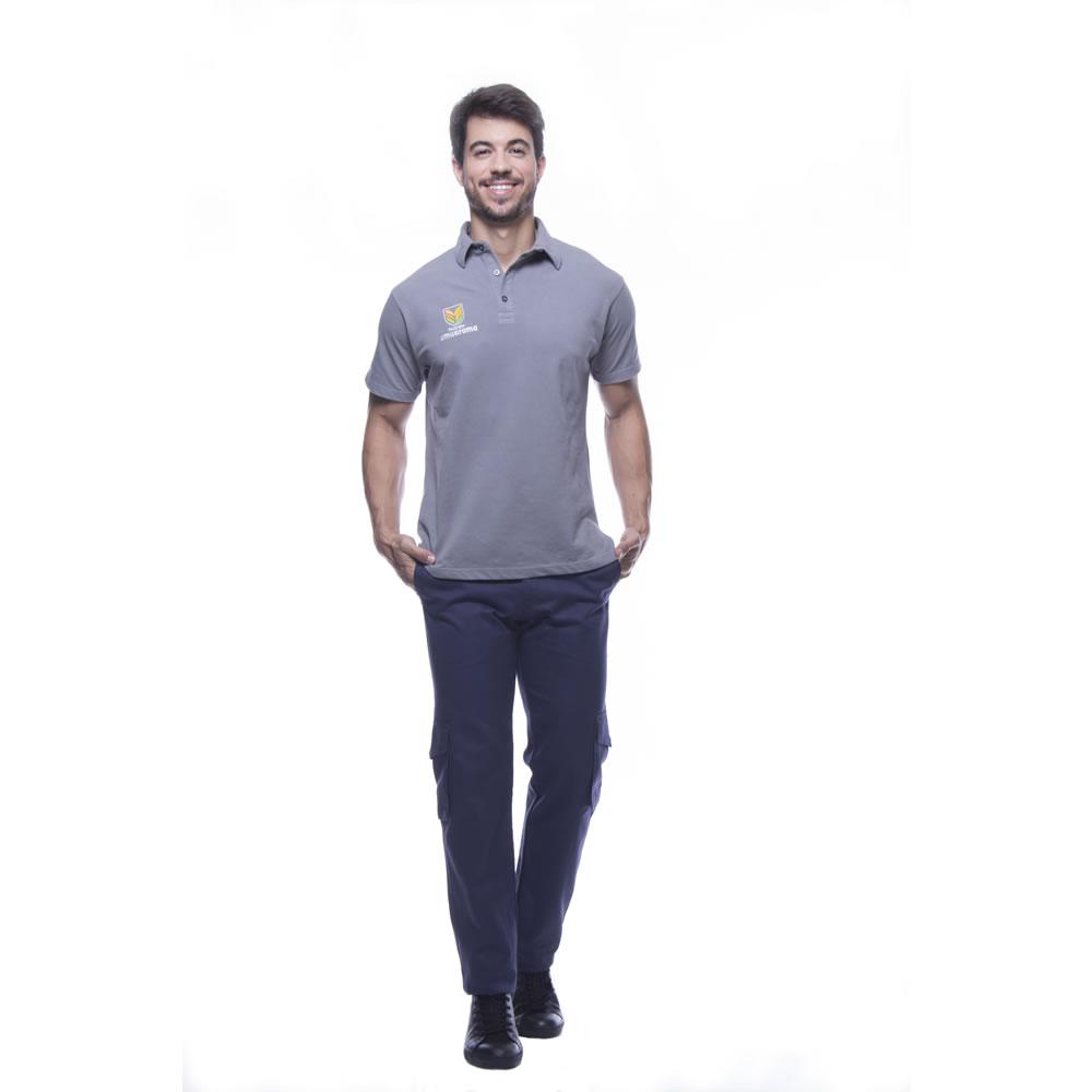 [Camisa Polo Manga Curta Masculina - IX]